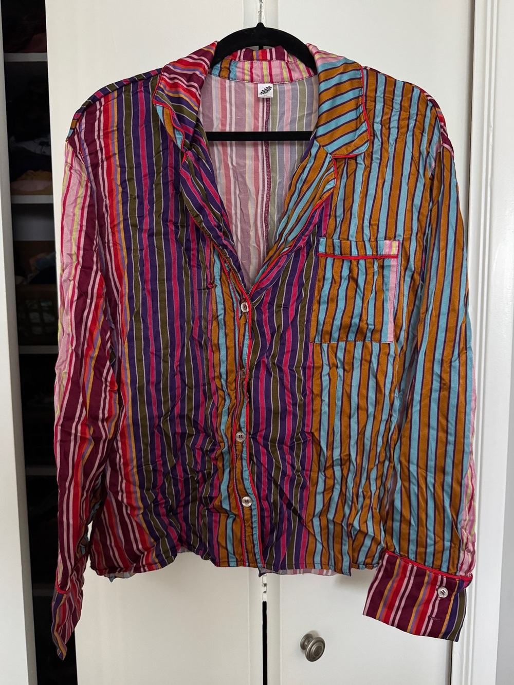 Parade Striped Pajama Top | Size XL | EUC